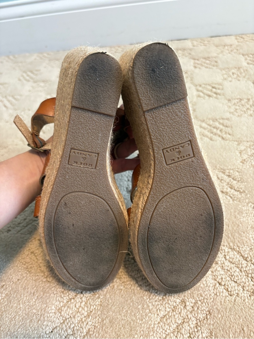 Rock & Candy Wedge Sandals, womens 7 - Picture 6 of 6